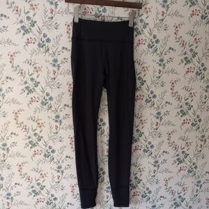 Lululemon Black High-Rise Yoga Pants